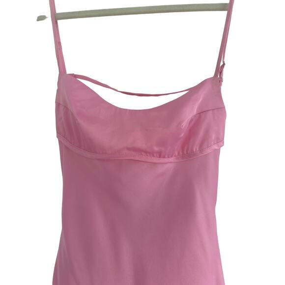 Edikted pink mini dress Sz Xs 100% polyester used great condition - Picture 2 of 8